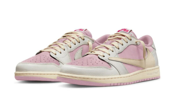 Jordan 1 Retro Low OG SP Travis Scott Sail Shy Pink - Image 2