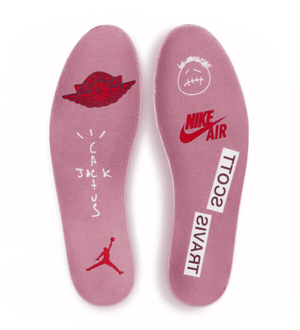 Jordan 1 Retro Low OG SP Travis Scott Sail Shy Pink - Image 4